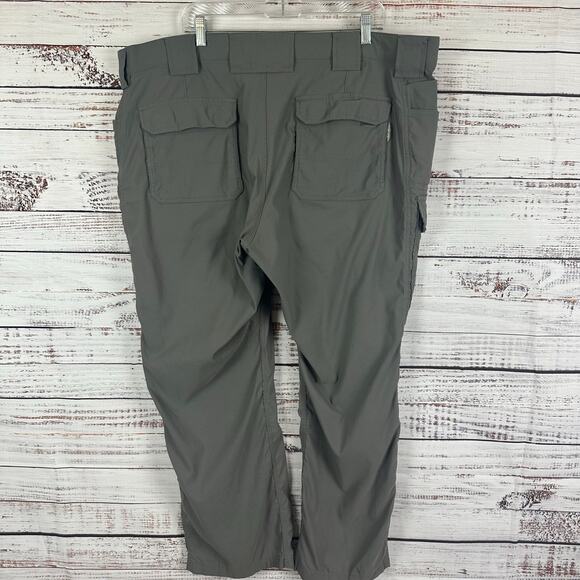 Mens Duluth Flex Dry on The Fly Nylon Cargo Activewear Pants Cement Gray 44X30 - Picture 3 of 7